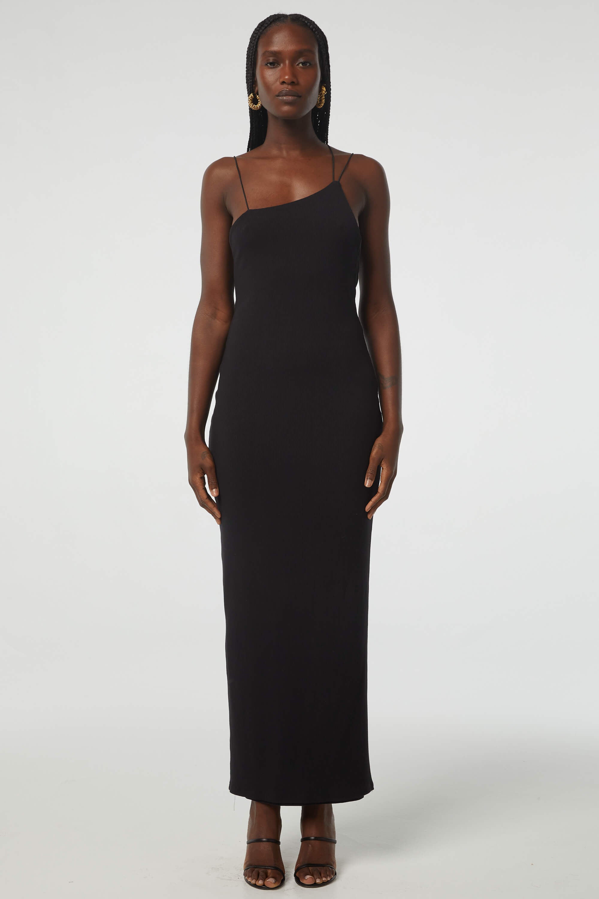 The Line By K Ceci Dress in Black available at TNT The New Trend Australia. Free shipping on orders over $300 AUD.