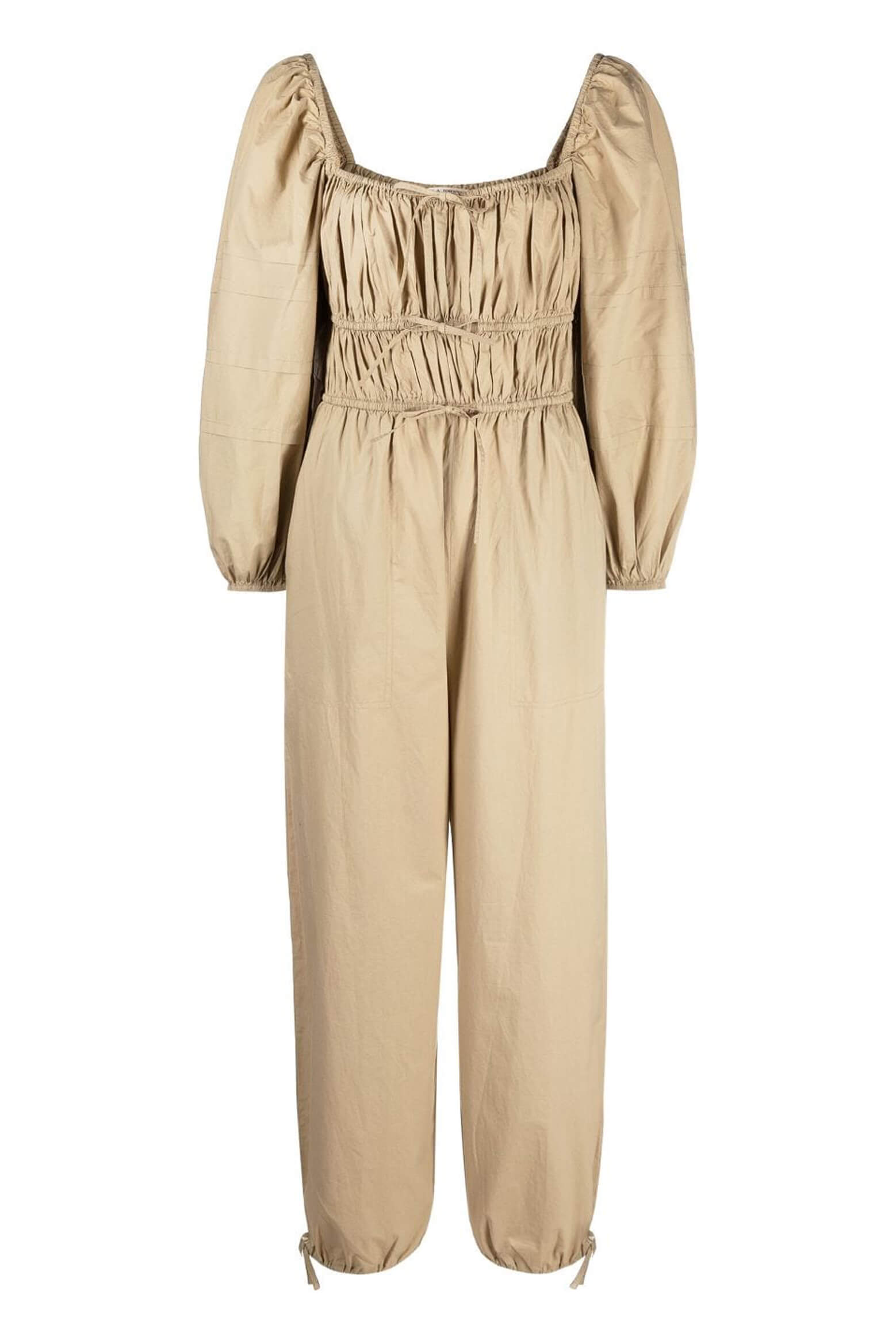 Ulla Johnson Amalie Jumpsuit in Dune from The New Trend