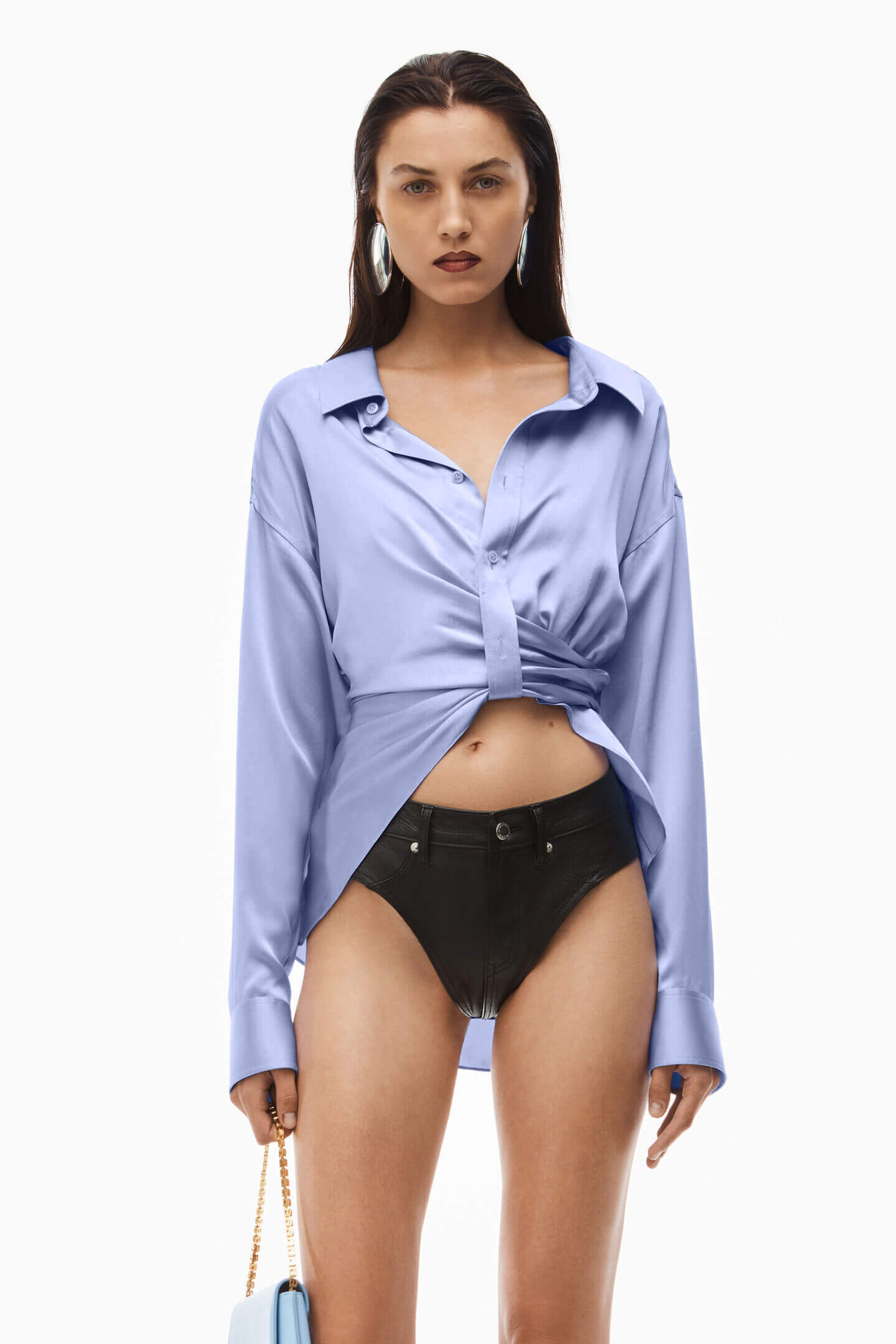 alexanderwang.t Thread Placket Button Up Shirt in Easter Egg from The New Trend